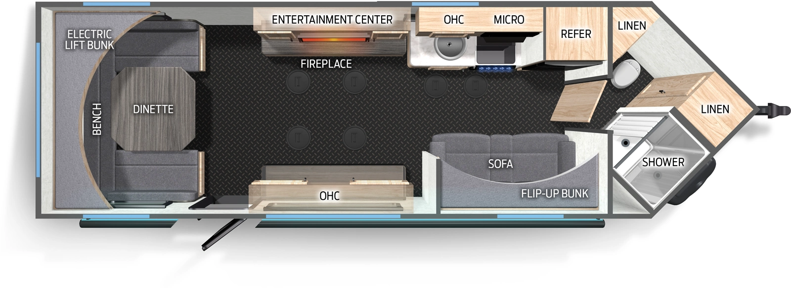 Grey Wolf 21GP Floorplan